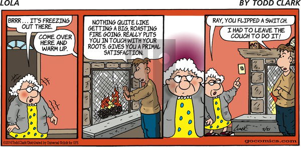 Lola on Sunday February 21, 2016 Comic Strip