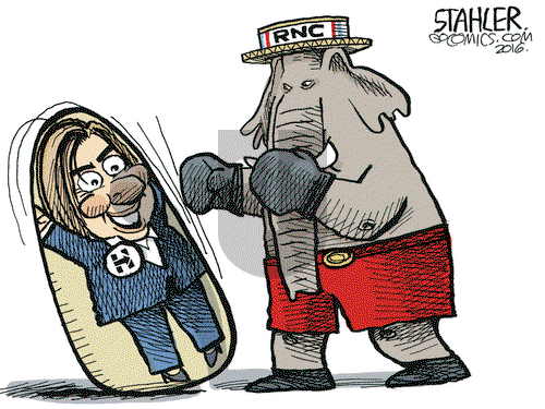 Jeff Stahler on Thursday July 21, 2016 Comic Strip