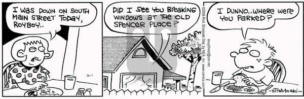 Soup to Nutz - Old on Wednesday October 1, 2008 Comic Strip