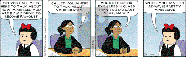 Nancy on Thursday October 24, 2019 Comic Strip