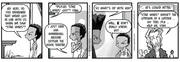 The Boondocks on Saturday December 30, 2000 Comic Strip