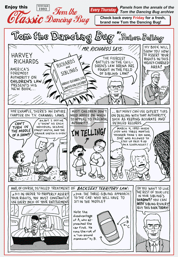 Tom the Dancing Bug on Thursday February 12, 2015 Comic Strip