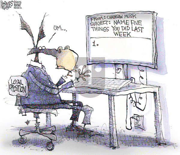 Matt Davies on Tuesday February 25, 2025 Comic Strip