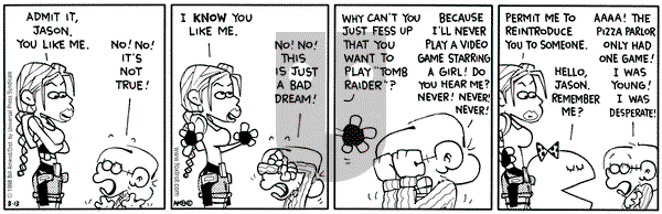 FoxTrot on Thursday August 13, 1998 Comic Strip