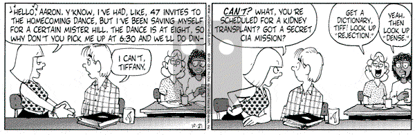 Luann on Tuesday October 21, 1997 Comic Strip