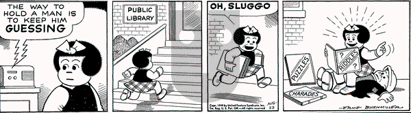 Nancy on Tuesday August 23, 1949 Comic Strip