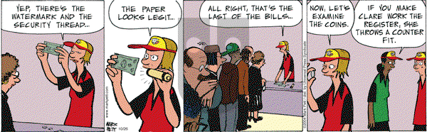 Lucky Cow on Tuesday October 26, 2004 Comic Strip