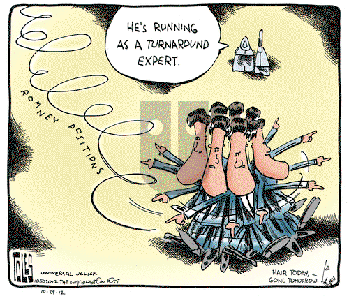 Tom Toles on Monday October 29, 2012 Comic Strip