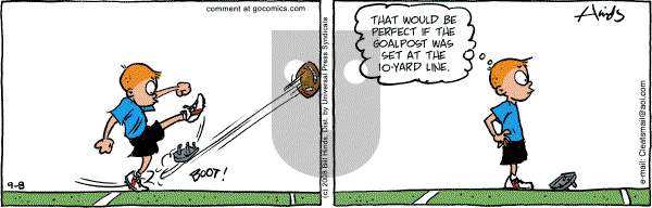 Cleats - Monday September 8, 2008 Comic Strip