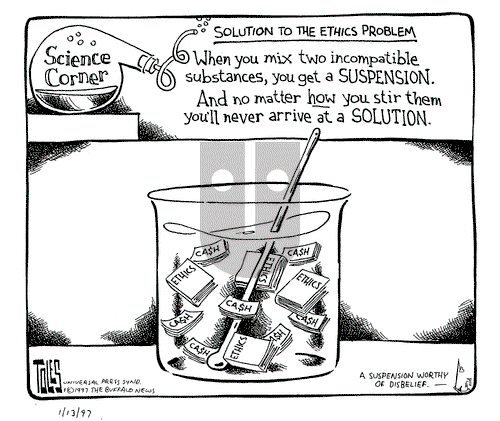 Tom Toles on Monday January 13, 1997 Comic Strip