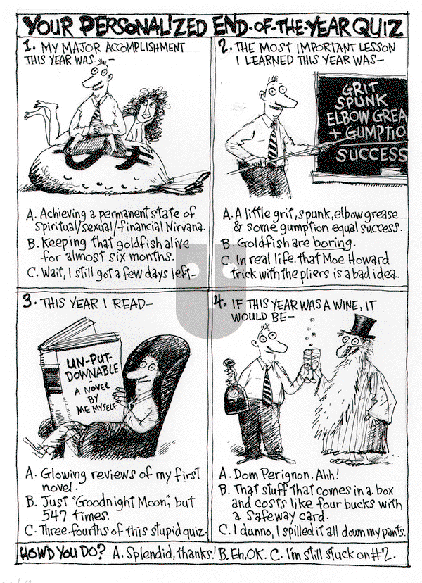 Richard's Poor Almanac on Thursday December 31, 2015 Comic Strip