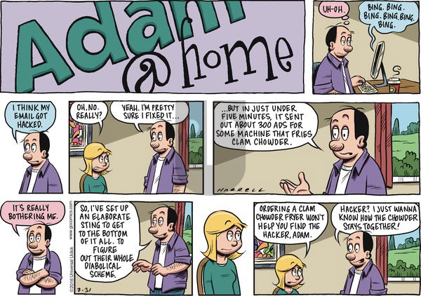 Adam@Home on Sunday July 31, 2016 Comic Strip