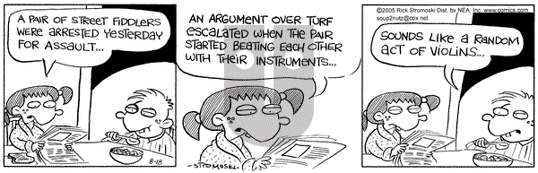 Soup to Nutz - Old on Thursday August 18, 2005 Comic Strip