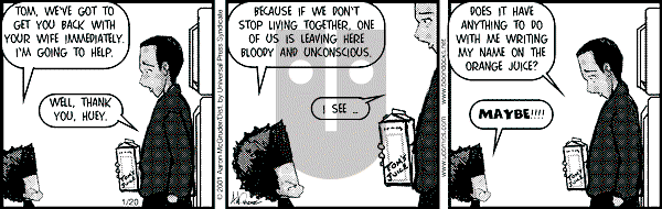 The Boondocks on Saturday August 23, 2008 Comic Strip