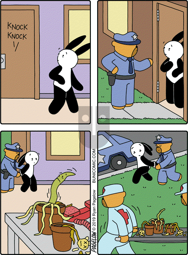 Buni on Monday April 1, 2019 Comic Strip