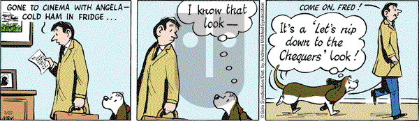 Fred Basset on Wednesday March 22, 2017 Comic Strip