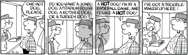 Drabble on Wednesday May 21, 2003 Comic Strip