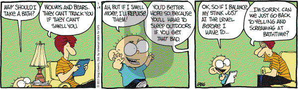 The Buckets on Saturday January 19, 2013 Comic Strip