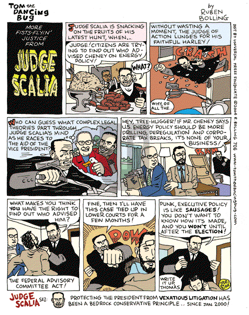 Tom the Dancing Bug on Saturday July 3, 2004 Comic Strip