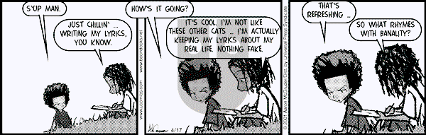 The Boondocks on Tuesday November 18, 2008 Comic Strip