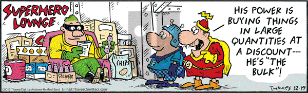 Frank and Ernest on Wednesday December 19, 2018 Comic Strip