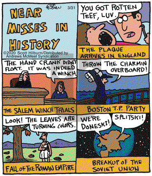 The Argyle Sweater - Tuesday March 31, 2020 Comic Strip