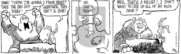 The Grizzwells on Monday December 8, 1997 Comic Strip