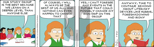 Nancy on Thursday July 8, 2021 Comic Strip