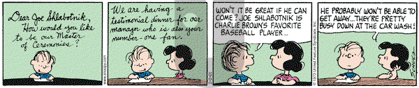 Peanuts on Friday February 2, 2001 Comic Strip