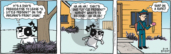 Pooch Cafe on Tuesday March 14, 2017 Comic Strip