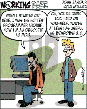 Working Daze on Friday July 6, 2007 Comic Strip