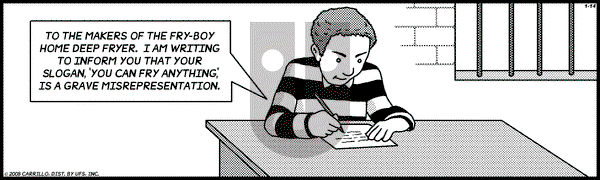 F Minus on Monday January 14, 2008 Comic Strip