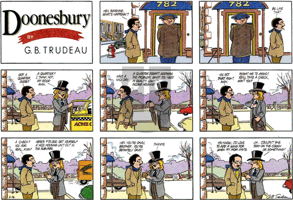 Doonesbury - Sunday February 16, 1986 Comic Strip