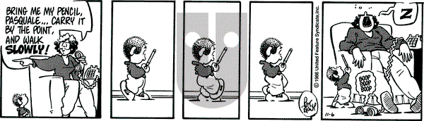 Rose is Rose on Thursday November 6, 1986 Comic Strip