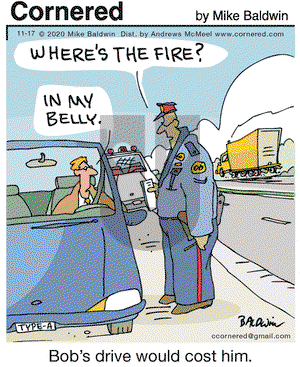 Cornered on Tuesday November 17, 2020 Comic Strip