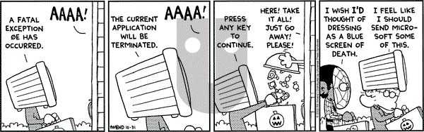 FoxTrot on Thursday October 31, 2002 Comic Strip