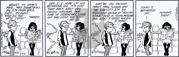 Doonesbury on Tuesday September 5, 1972 Comic Strip