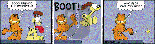 Garfield on Tuesday November 21, 2017 Comic Strip