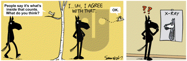 Dark Side of the Horse on Wednesday October 16, 2013 Comic Strip