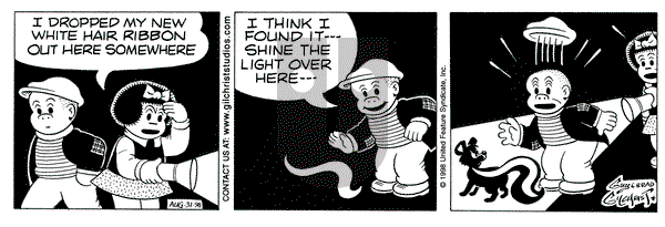 Nancy on Monday August 31, 1998 Comic Strip