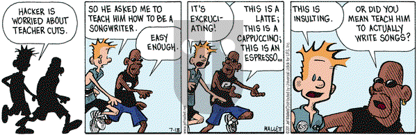 Frazz on Monday July 18, 2011 Comic Strip