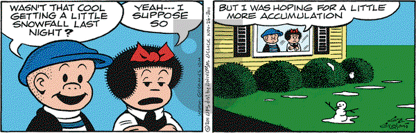 Nancy on Saturday November 26, 2011 Comic Strip