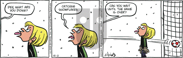 Cleats on Tuesday December 2, 2008 Comic Strip