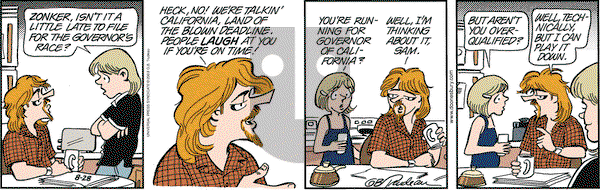 Doonesbury on Thursday August 28, 2003 Comic Strip