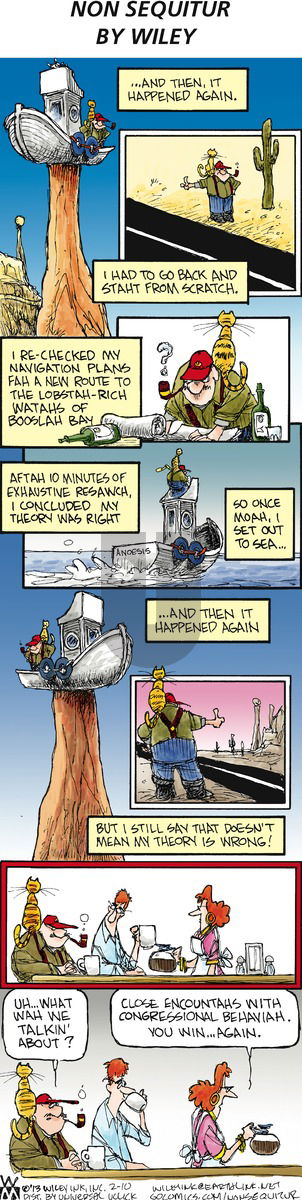 Non Sequitur on Sunday February 10, 2013 Comic Strip
