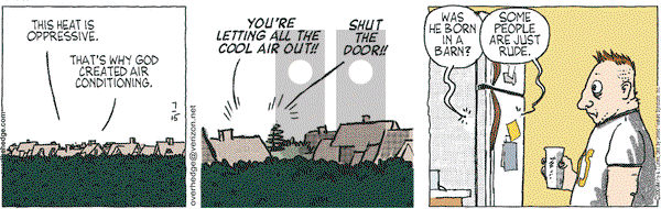 Over the Hedge on Wednesday July 15, 2009 Comic Strip
