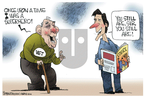 Jerry Holbert on Tuesday November 11, 2014 Comic Strip