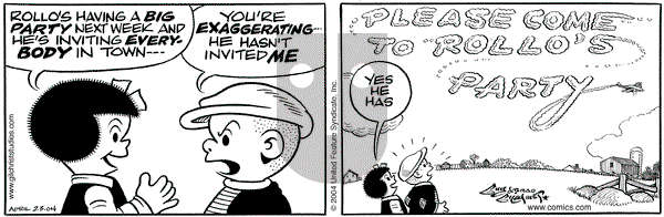 Nancy on Friday April 23, 2004 Comic Strip