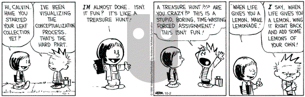 Calvin and Hobbes on Thursday October 2, 2025 Comic Strip