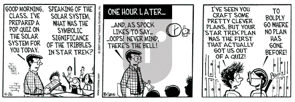 Grand Avenue on Thursday April 26, 2007 Comic Strip